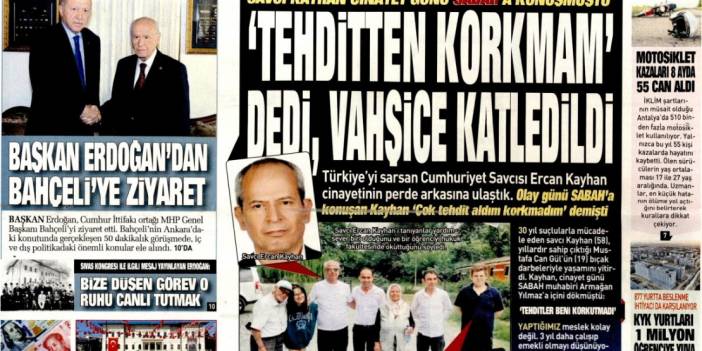 ''Tehditten kormam'' dedi, vahşice katledildi: 5 Eylül 2025 Cuma güncel gazete manşetleri