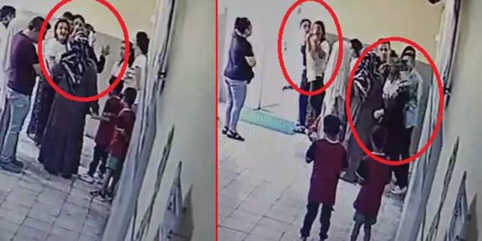 Diyarbakır'da olay görüntü: Aynı okulda velilerden öğretmenlere üst üste dayak!