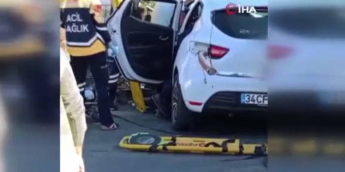 Başakşehir’den feci kaza haberi: Bariyer demiri kadın şoförün bacağına saplanarak aracın arka kapısından çıktı!