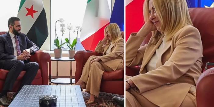 Meloni'nin Ahmed Şara'ya bakışı gündem oldu