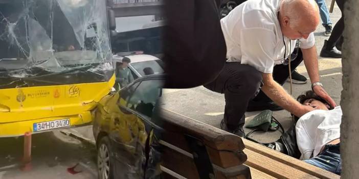 Çekmeköy'de hareketli dakikalar: İETT otobüsü kaldırıma çıkarak dehşet saçtı! Araçlara ve yayalara çarptı!