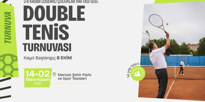 Tuzla’da tenis kortlarında lösemili çocuklar için mücadele