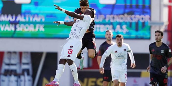 Pendikspor ile Vanspor deplasman maçını 1-1 berabere bitirdi!