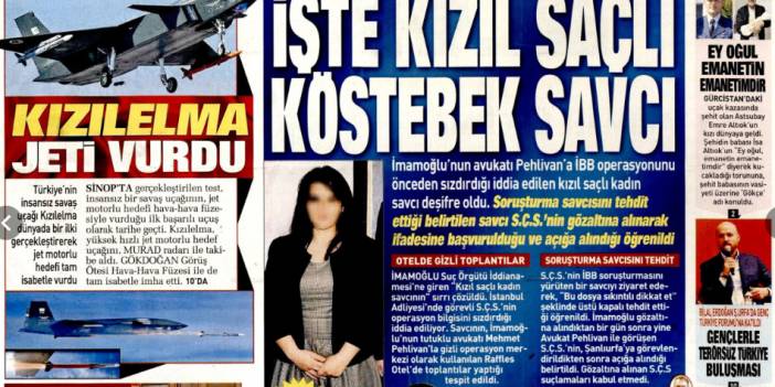 İşte kızıl saçlı köstebek savcı: 1 Ekim 2025 gazete manşetleri