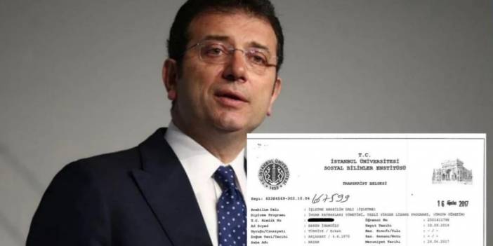 Ekrem İmamoğlu'nun diploma davasında önemli gelişme!