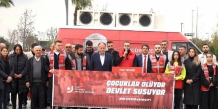 CHP Pendik Gençlik Kollarından MESEM'e tepki: İş cinayetlerinde çocuklar kayboluyor