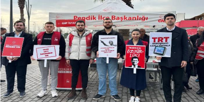 CHP Pendik ilçe başkanlığından basın açıklaması : Gerçekleri bilmeye hakkınız var