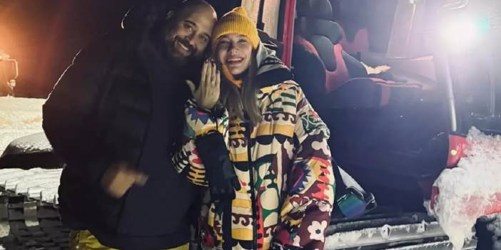 Ünlü şef Somer Sivrioğlu'ndan Didem Belen'e karların arasında evlenme teklifi!