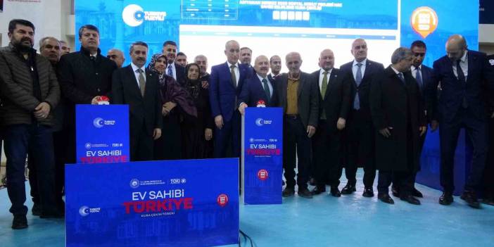500 bin sosyal konut projesinde kura çekimleri başladı: İşte ilk hak sahipleri!