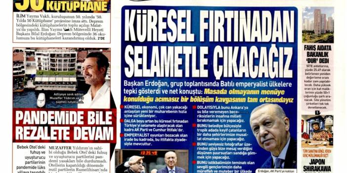 Küresel fırtınadan selametle çıkacağız: 8 Ocak 2026 Perşembe güncel gazete manşetleri