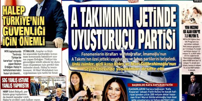 A takımının jetinde uyuşturucu partisi: 14 Ocak 2026 Çarşamba güncel gazete manşetleri