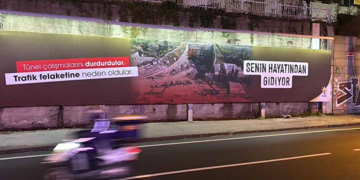 AK Partiden ses getiren İstanbul hamlesi! Şehrin dört bir yanına pankartlarla donattılar