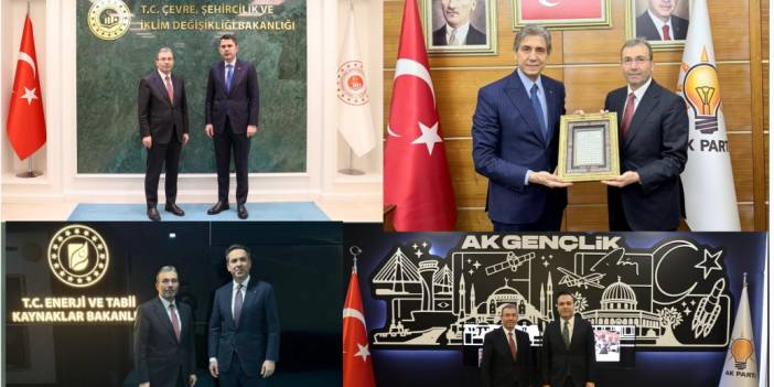 Ahmet Cin'den Ankara'ya çıkarma! Bakanlarla yatırım ve projeleri görüştü