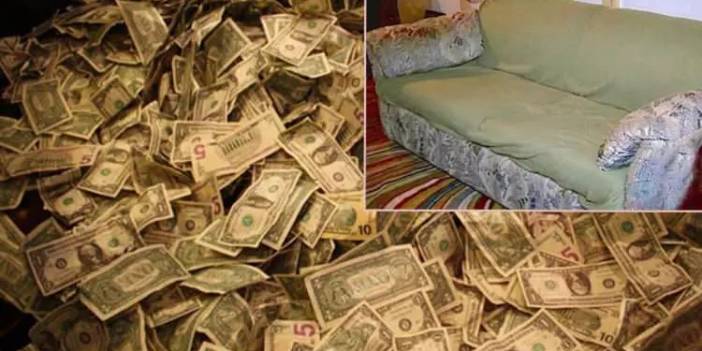 Şaka değil gerçek: Öğrencileri evleri için aldıkları ikinci el koltuktan servet çıktı!