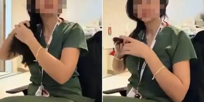 "Saç örme" videosuyla YPG üyesine destek verdi: O hemşire gözaltına alındı!