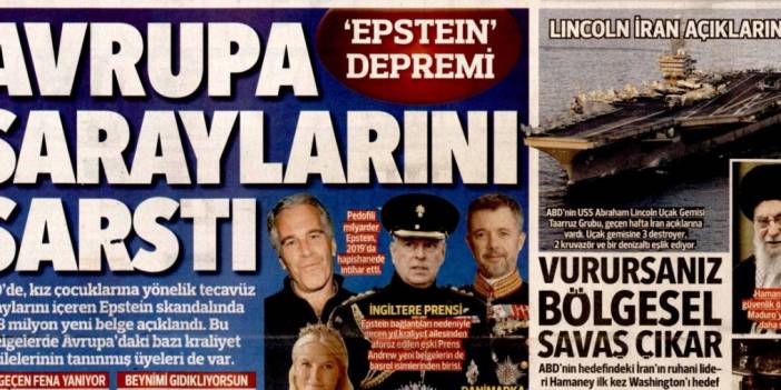 Avrupa saraylarını sarstı: 2 Şubat 2026 Pazartesi güncel gazete manşetleri