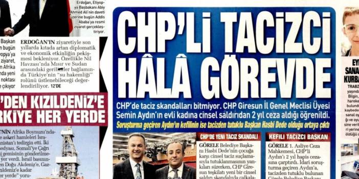 CHP'li tacizci hâlâ görevde: 17 Şubat 2026 Salı güncel gazete manşetleri