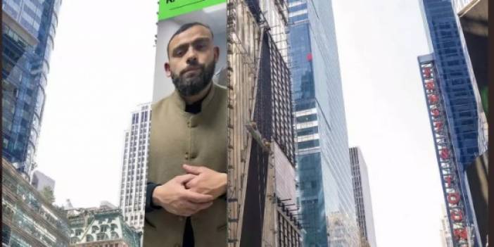 Celal Karatüre dünyayı salladı: "Hu der Hacılar" Times Meydanı'nda!