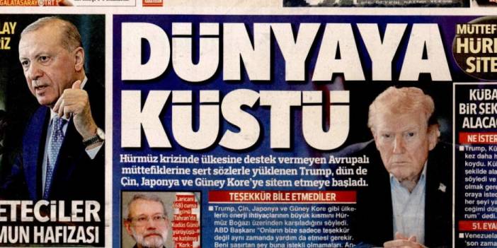 Dünyaya küstü: 18 Mart 2026 Çarşamba güncel gazete manşetleri