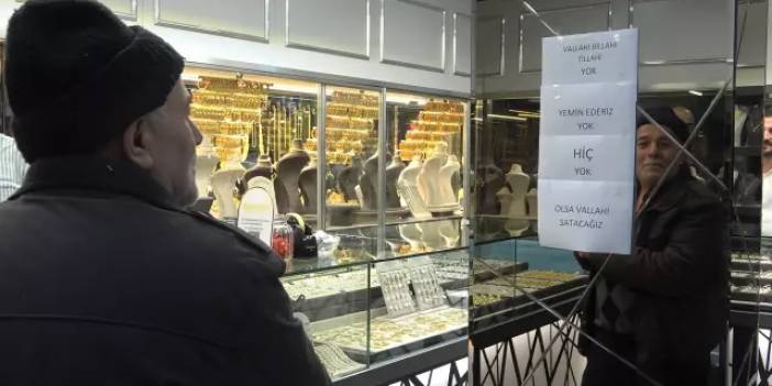 Altın almak için kuyumcuyu talan ettiler: Vallahi billahi yok, yemin ederim yok!