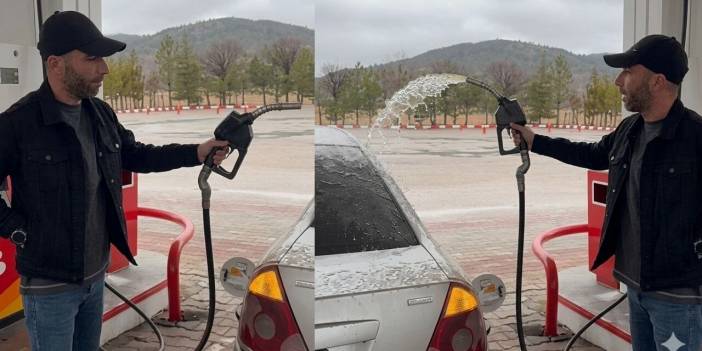 ''Allah akıl fikir versin'' dedirten olay: Aracını mazotla yıkadı, sosyal medyada linç yedi!