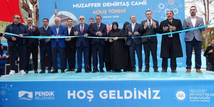 “Muzaffer Demirtaş Camii” Törenle İbadete Açıldı