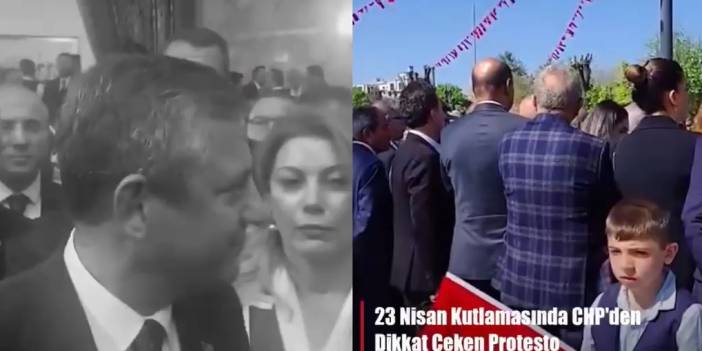 CHP'de skandallar bitmiyor! 23 Nisan töreninde çocukların mehter gösterisine sırt döndüler, Özel'in açıklaması ise 'pes' dedirtti!