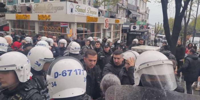 Beşiktaş'ta hareketli dakikalar: İzinsiz 1 Mayıs gösterisine polis müdahale etti