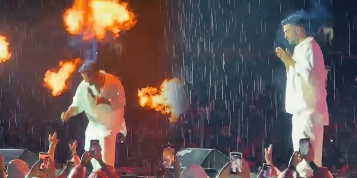 Tan Taşçı konserinde olay: Sahnede alevler yüzüne patladı!