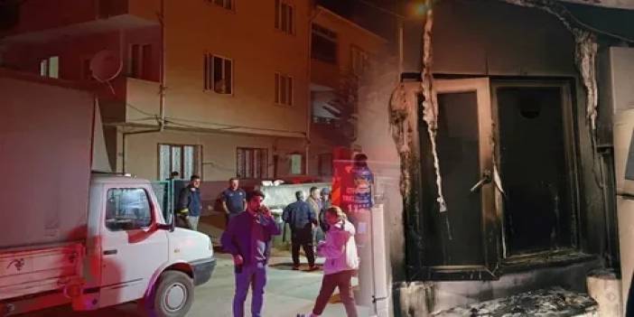 Eski eşine kızan şüpheli evine molotofkokteyli attı! Evin doğalgaz kombisi bomba gibi patladı