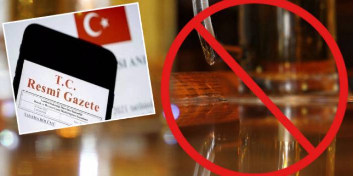 Remi Gazete'de yayımlandı: İçki yasağıyla ilgili düzenleme yürürlüğe girdi