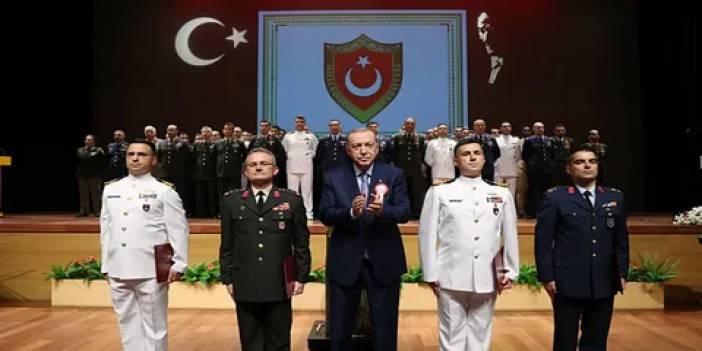 Erdoğan gururla duyurdu: 26 ülkeden kurmay subayları eğittik!
