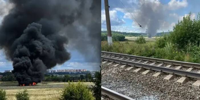 Moskova'da Rusya'ya ait savaş uçağı düştü: Rus savaş uçağı düşürüldü mü, neden düştü?
