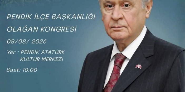 Pendik MHP'de Kongre Heyecanı: Büyük Buluşma 8 Ağustos'ta Yapılacak