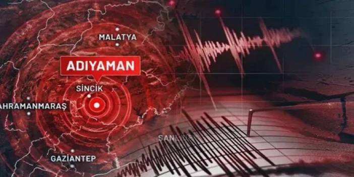Adıyaman'da peş peşe deprem oldu!