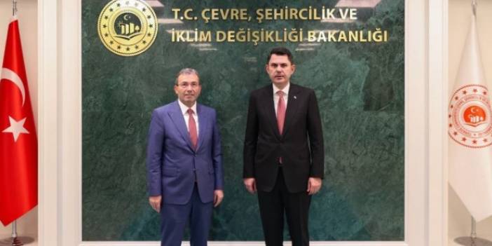 Başkan Ahmet Cin Bakan Kurum'u Ziyaret Etti