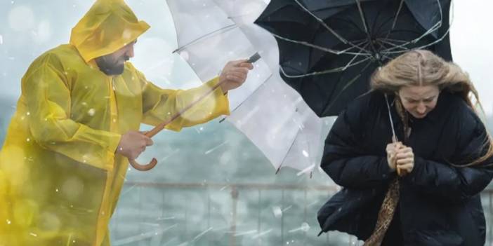 Meteoroloji, o bölgeleri uyardı: Kuvvetli rüzgar ve sağanak geliyor!