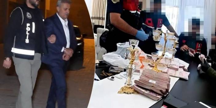 5 polis saya saya bitiremedi: Gözaltına alınan AK Partili eski başkanın evinden çıkanlar 'pes' dedirtti!