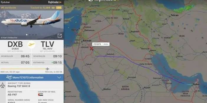 Son dakika haberi... Dubai-Tel Aviv uçağından havada acil kod duyurusu!