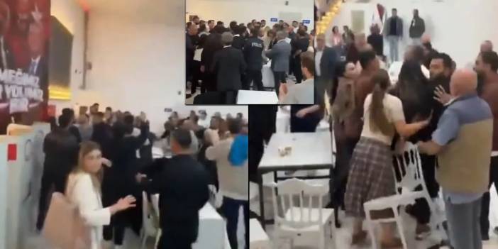 İzmir’de yer yerinden oynadı: YENİ Partililer birbirine girdi yumruklar havada uçuştu!