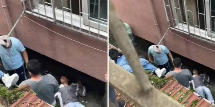 Eve kilitlenen 2 genç kızın kaçış planının sonu ağır oldu: Sarkıttıkları çarşaf çözülünce 3'üncü kattan düştüler!