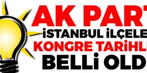 AK Parti istanbul'da ilçe kongre tarihleri belli oldu