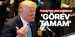 Son dakika... Trump twitter'den duyurdu: 'Görev tamam'