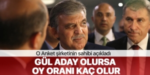 ANAR: Abdullah Gül Aday Olursa Oy Oranı 48,5 Olur