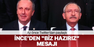 Muharrem İnce'den Cumhurbaşkanı Adaylığı Tweeti :
