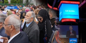 AK Parti seçim manifestosuna dakikalar kaldı! Salon tıklım tıklım