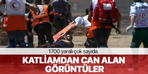 Kudüs'te Katliam: 1700 yaralı çok sayıda ölü.. İşte katliamdan o kareler ..