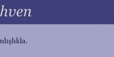 Sehven ne demek? Kelime anlamı nedir?