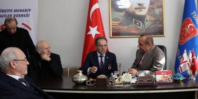 Mehmet Salih Usta Pendik Muharip Gaziler Derneğini ziyaret etti