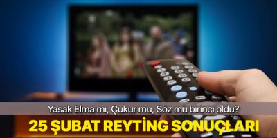 Reyting sonuçları 25 Şubat Pazartesi- Reytinglerde hangi dizi birinci oldu?